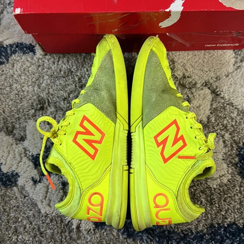 New Balance Neon Yellow Athletic Shoes